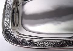  Tiffany Co Antique Tiffany American Art Deco Sterling Silver Dish - 4107163