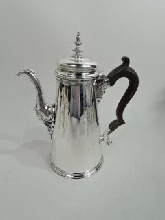  Tiffany Co Antique Tiffany American Colonial Sterling Silver Coffeepot - 3750710