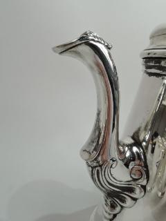  Tiffany Co Antique Tiffany American Colonial Sterling Silver Coffeepot - 3750720