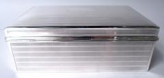  Tiffany Co Antique Tiffany American Edwardian Sterling Silver Cigar Box - 4117538