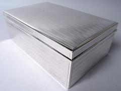  Tiffany Co Antique Tiffany American Edwardian Sterling Silver Cigar Box - 4117539