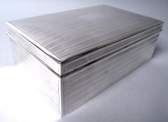  Tiffany Co Antique Tiffany American Edwardian Sterling Silver Cigar Box - 4117540