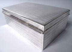  Tiffany Co Antique Tiffany American Edwardian Sterling Silver Cigar Box - 4117541