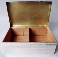  Tiffany Co Antique Tiffany American Edwardian Sterling Silver Cigar Box - 4117544