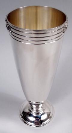  Tiffany Co Antique Tiffany Art Deco Classical Sterling Silver Vase - 3832075