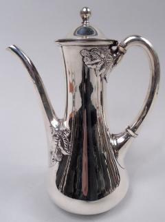  Tiffany Co Antique Tiffany Blackberry Sterling Silver Coffeepot - 4543686