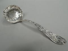  Tiffany Co Antique Tiffany Chrysanthemum Sterling Silver Oyster Ladle - 3757716