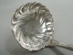  Tiffany Co Antique Tiffany Chrysanthemum Sterling Silver Oyster Ladle - 3757719