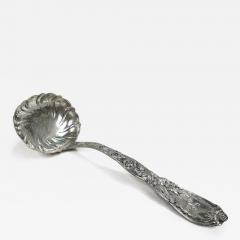  Tiffany Co Antique Tiffany Chrysanthemum Sterling Silver Oyster Ladle - 3758906