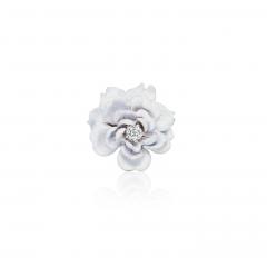 Tiffany Co Antique Tiffany Co Enamel Flower Brooch - 4363958