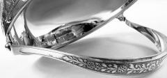  Tiffany Co Antique Tiffany Edwardian Art Nouveau Sterling Silver Basket - 3780413