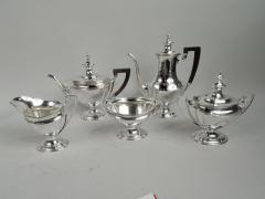  Tiffany Co Antique Tiffany Edwardian Classical 5 Piece Coffee Tea Set - 3754169