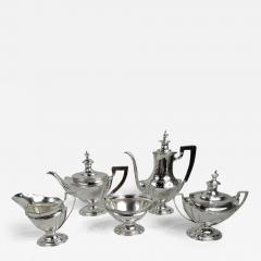  Tiffany Co Antique Tiffany Edwardian Classical 5 Piece Coffee Tea Set - 3756426