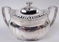  Tiffany Co Antique Tiffany Edwardian Classical 6 Piece Coffee Tea Set on Tray - 4337574