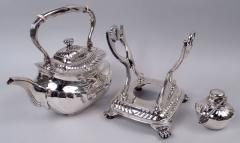  Tiffany Co Antique Tiffany Edwardian Classical 6 Piece Coffee Tea Set on Tray - 4337578