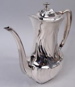  Tiffany Co Antique Tiffany Edwardian Classical 6 Piece Coffee Tea Set on Tray - 4337579