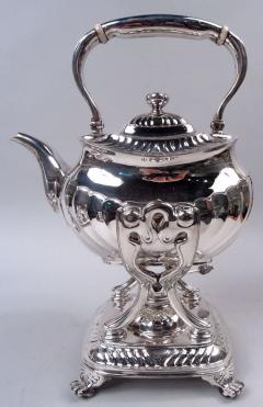  Tiffany Co Antique Tiffany Edwardian Classical 6 Piece Coffee Tea Set on Tray - 4337585