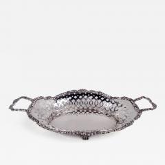  Tiffany Co Antique Tiffany Edwardian Classical Pierced Sterling Silver Bread Tray - 4101527
