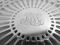  Tiffany Co Antique Tiffany Edwardian Classical Silver Overlay Trivet - 4533535