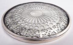  Tiffany Co Antique Tiffany Edwardian Classical Silver Overlay Trivet - 4533536