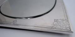  Tiffany Co Antique Tiffany Edwardian Classical Sterling Silver Table Mirror - 4424479