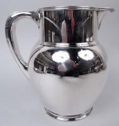 Tiffany Co Antique Tiffany Edwardian Classical Sterling Silver Water Pitcher - 4542911