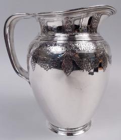  Tiffany Co Antique Tiffany Edwardian Regency Sterling Silver Water Pitcher - 4337138