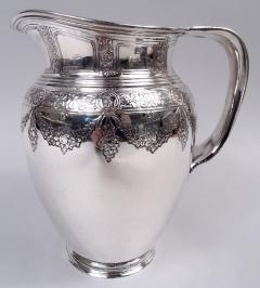  Tiffany Co Antique Tiffany Edwardian Regency Sterling Silver Water Pitcher - 4337151