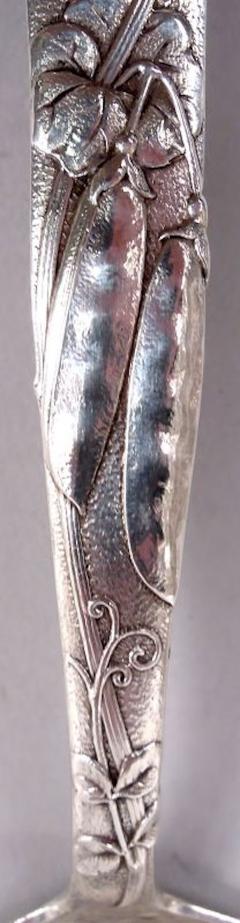  Tiffany Co Antique Tiffany Fruits Flowers Sterling Silver Peapod Pea Server - 4338916