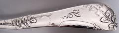  Tiffany Co Antique Tiffany Fruits Flowers Sterling Silver Peapod Pea Server - 4338919