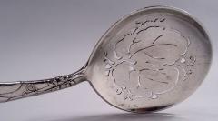  Tiffany Co Antique Tiffany Fruits Flowers Sterling Silver Peapod Pea Server - 4338920