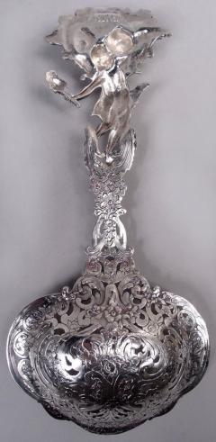  Tiffany Co Antique Tiffany Gilded Age Sterling Silver Bonbon Scoop - 4147936