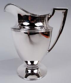  Tiffany Co Antique Tiffany Hamilton Sterling Silver Water Pitcher - 3775449