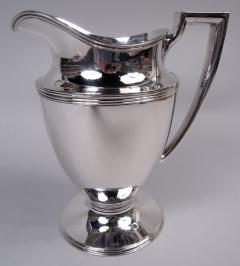  Tiffany Co Antique Tiffany Hamilton Sterling Silver Water Pitcher - 4190233