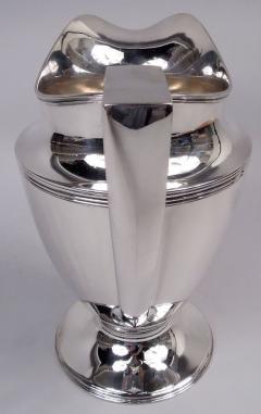  Tiffany Co Antique Tiffany Hamilton Sterling Silver Water Pitcher - 4190279