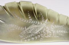  Tiffany Co Antique Tiffany Japanese Gilt Sterling Silver Fish Serving Pair - 4002778