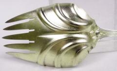  Tiffany Co Antique Tiffany Japanese Gilt Sterling Silver Fish Serving Pair - 4002791