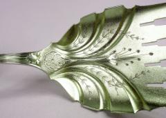  Tiffany Co Antique Tiffany Japanese Gilt Sterling Silver Fish Serving Pair - 4002838