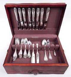  Tiffany Co Antique Tiffany Japanese Sterling Silver Dinner Lunch Set for 8 - 4013530