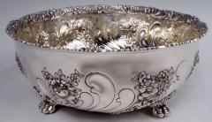  Tiffany Co Antique Tiffany Victorian Classical Repousse Sterling Silver Bowl - 3983831