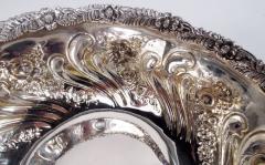  Tiffany Co Antique Tiffany Victorian Classical Repousse Sterling Silver Bowl - 3983845