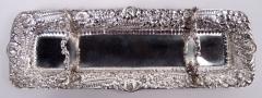  Tiffany Co Antique Tiffany Victorian Classical Repousse Sterling Silver Pen Tray - 4097493