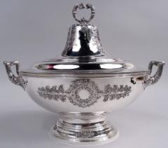  Tiffany Co Antique Tiffany Victorian Classical Sterling Silver Soup Tureen - 4341007
