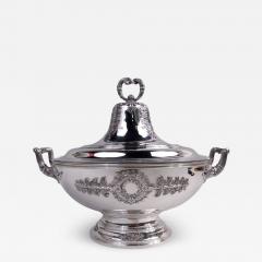  Tiffany Co Antique Tiffany Victorian Classical Sterling Silver Soup Tureen - 4344686