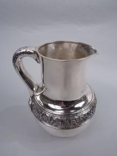  Tiffany Co Antique Tiffany Victorian Classical Sterling Silver Water Pitcher - 3767284