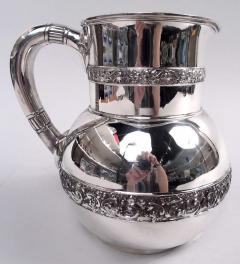  Tiffany Co Antique Tiffany Victorian Classical Sterling Silver Water Pitcher - 4337254