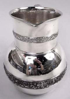  Tiffany Co Antique Tiffany Victorian Classical Sterling Silver Water Pitcher - 4337257