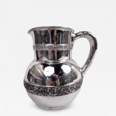  Tiffany Co Antique Tiffany Victorian Classical Sterling Silver Water Pitcher - 4337343
