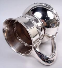  Tiffany Co Antique Tiffany Wave Edge Sterling Silver Water Pitcher - 4206230