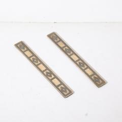  Tiffany Co Bronze Dore Blotter Holders in the Graduate Pattern signed Tiffany Co  - 4163455
